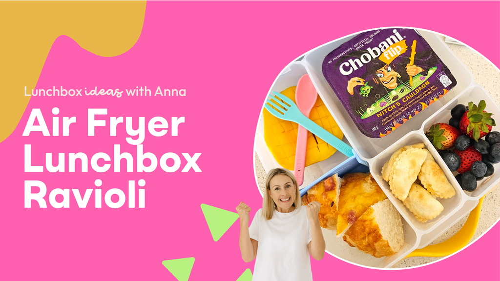 air fryer ravioli in the lunchbox | lunchbox ideas