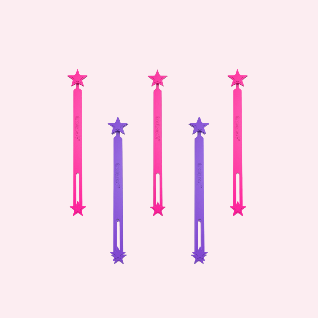 Lunch Punch Silicone Wrap Bands Pink Lunchbox Mini