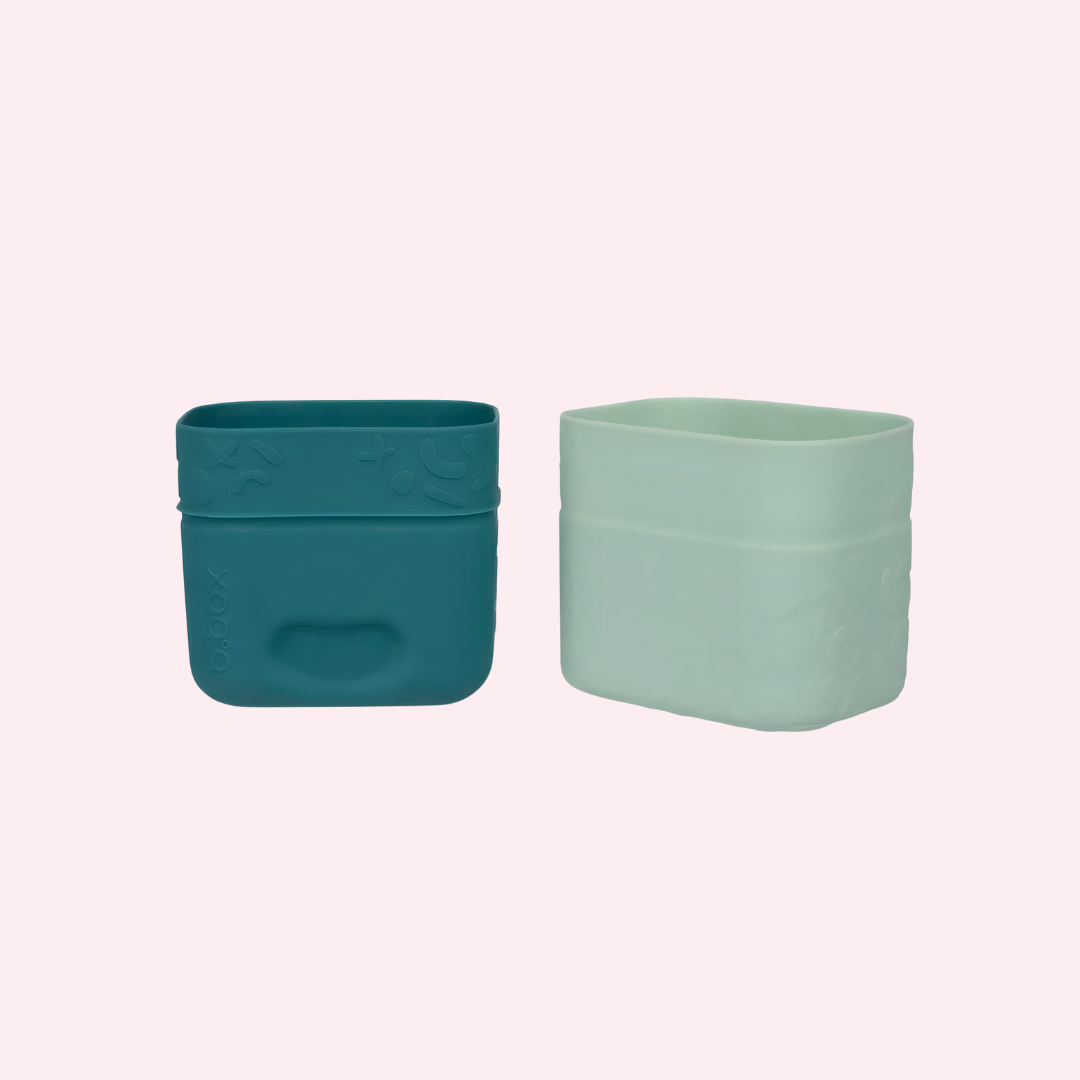 b.box Silicone Snack Cups Forest Lunchbox Mini