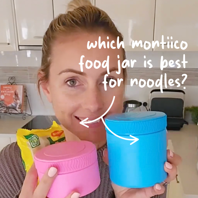 MontiiCo Food Jar Size Comparison (200mL vs 400mL) | Product Video Demo