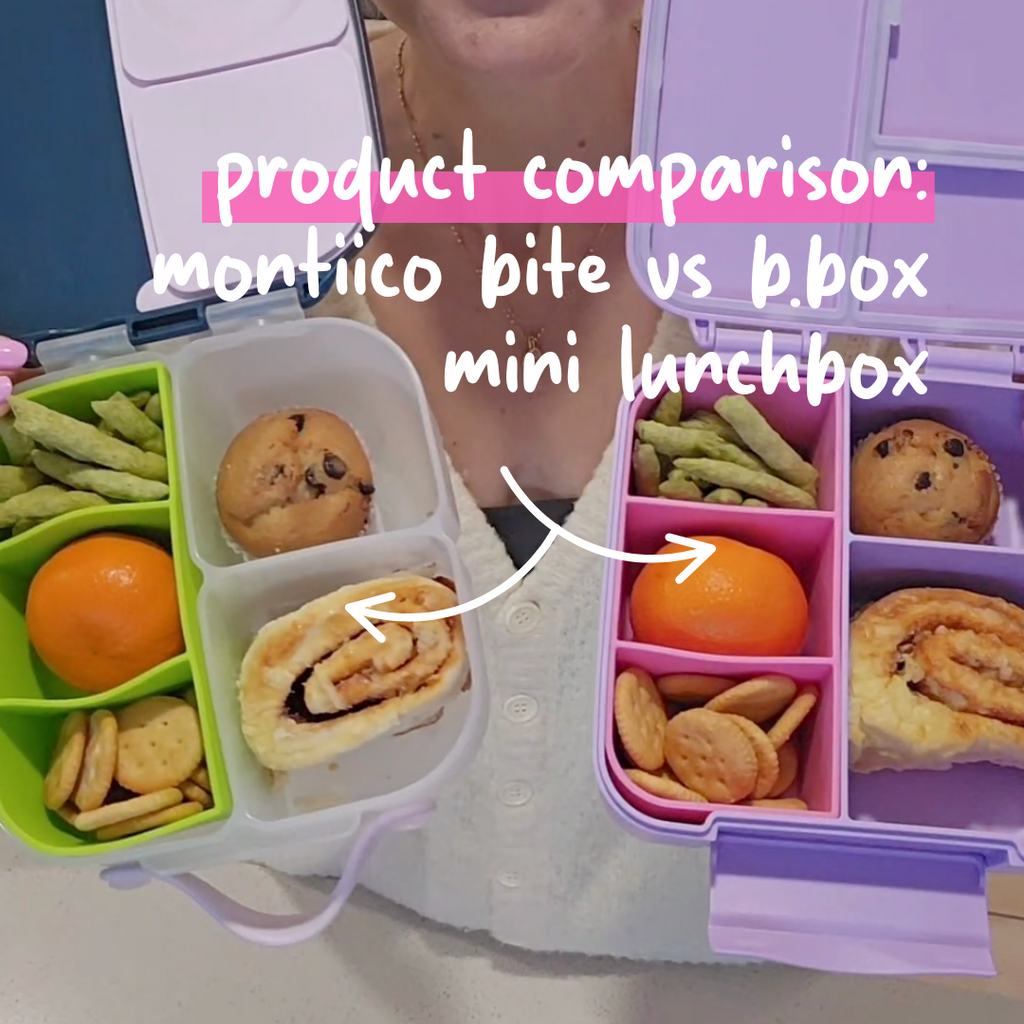 b.box Mini vs MontiiCo Bite: Lunchbox Comparison Video