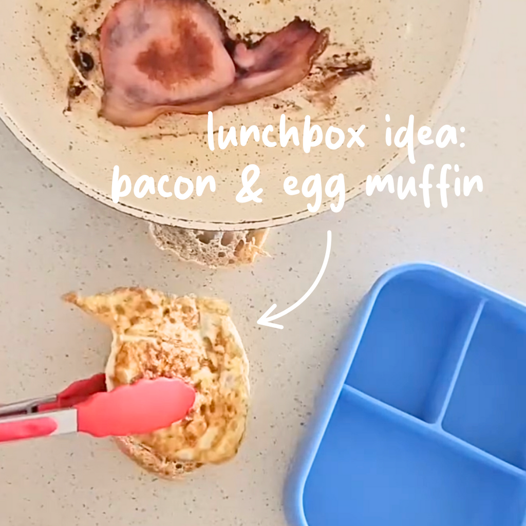 Easy Lunchbox Idea: Bacon & Egg Muffin Hack for School Lunches