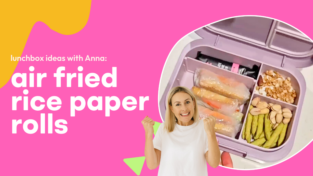 Air-Fried Rice Paper Rolls | Easy Adult Lunchbox Idea