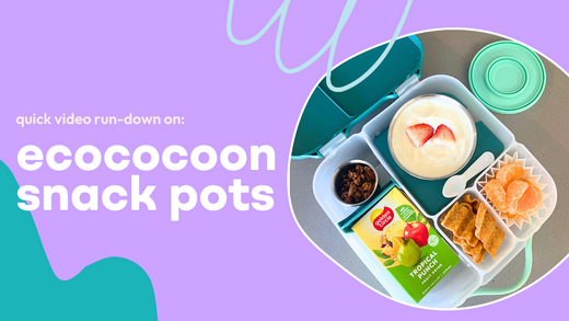 ecococoon Snack Pots | Product Video Tour & Features (b.box-Size Leak-Proof Containers)
