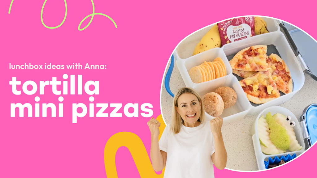 tortilla mini pizzas | lunchbox ideas