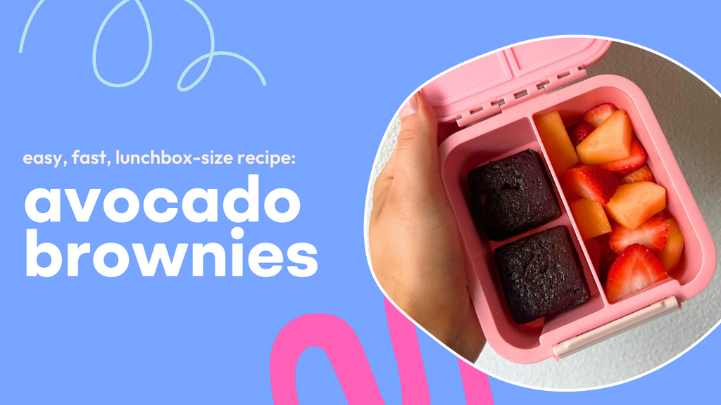Avocado Brownies | krumbsco Air Fryer Lunchbox Recipe
