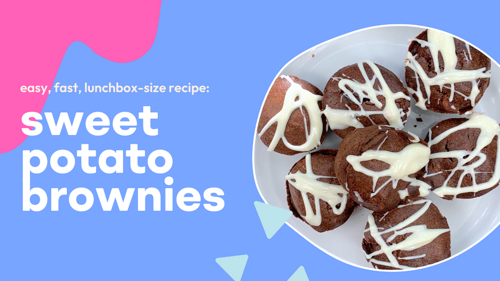 choc sweet potato brownies | krumbsco air fryer recipe