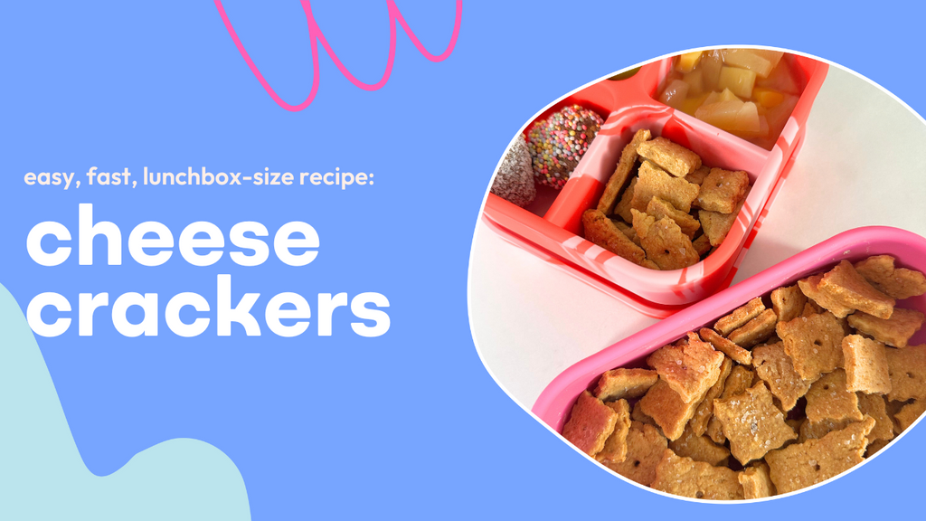 5-Ingredient Cheese Crackers Recipe | Quick Lunchbox Snack for Kids