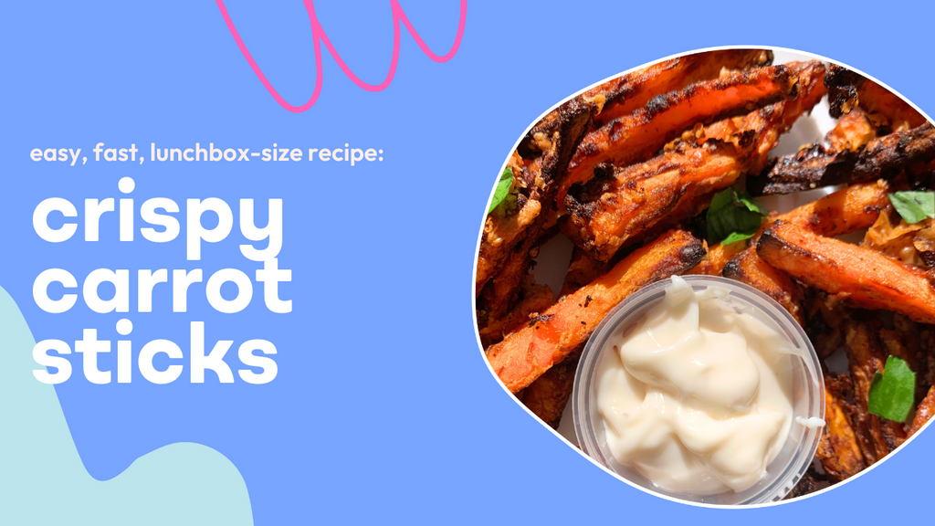 Crispy Parmesan Carrot Sticks | krumbsco Air Fryer Recipe