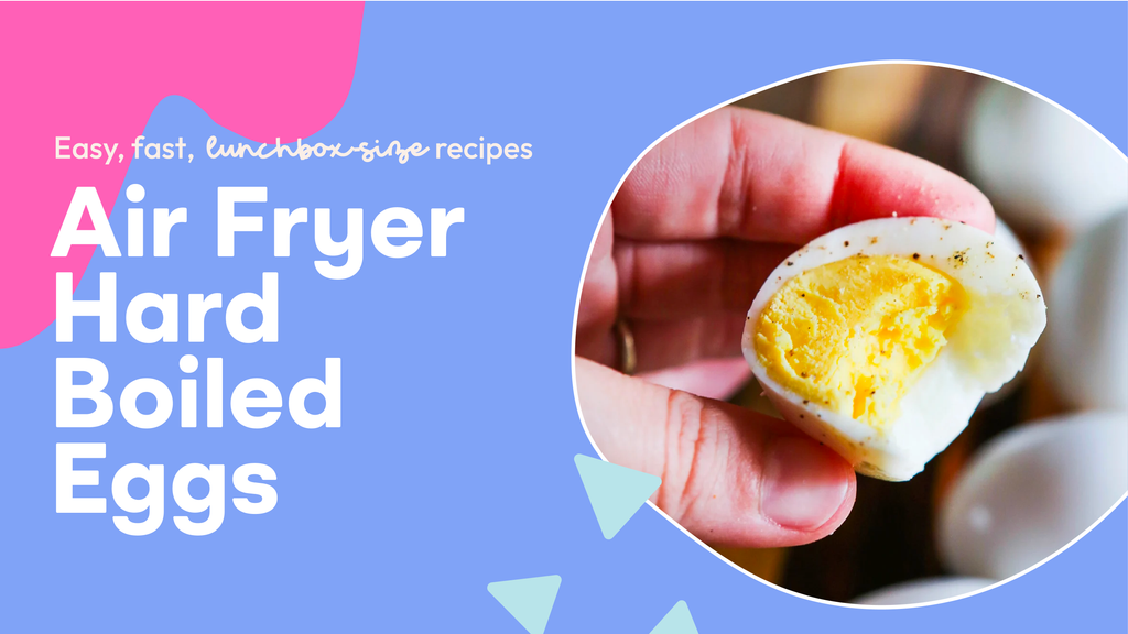 air fryer hard boiled eggs | krumbsco air fryer recipe