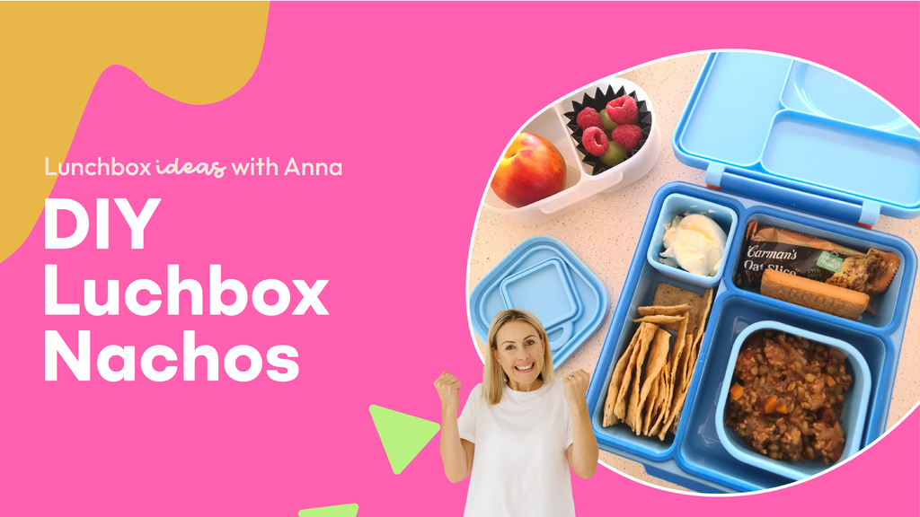 DIY lunchbox nachos in the omiebox | lunchbox ideas