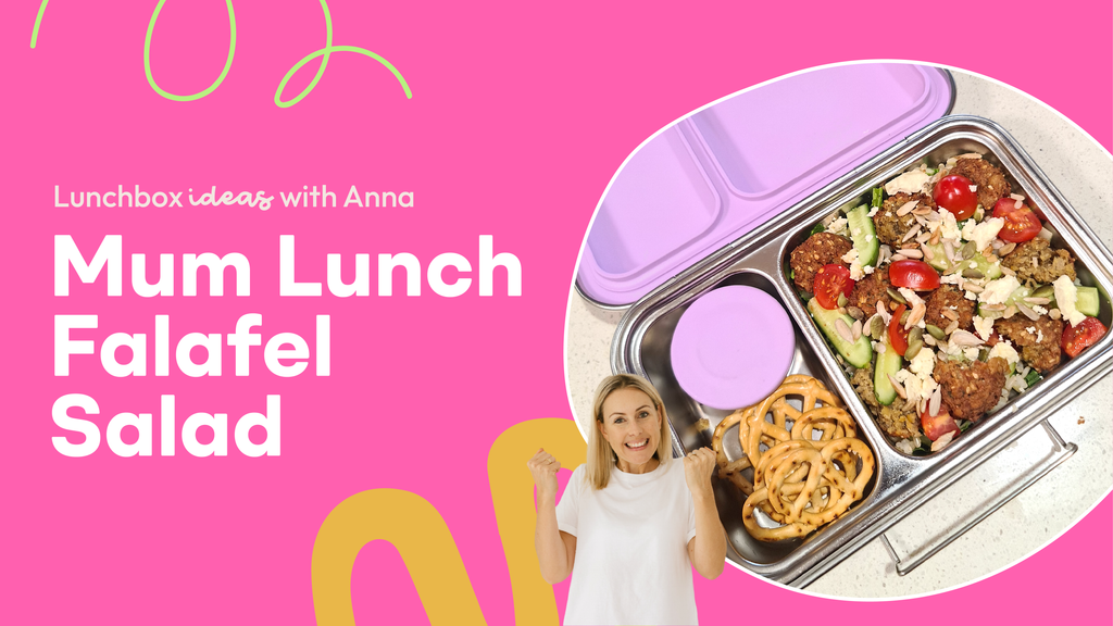 mum lunch: easy falafel salad | lunchbox ideas
