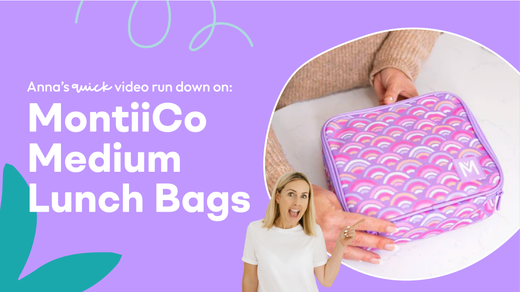 MontiiCo Medium Lunch Bags Video Tour | Practical for School Lunches