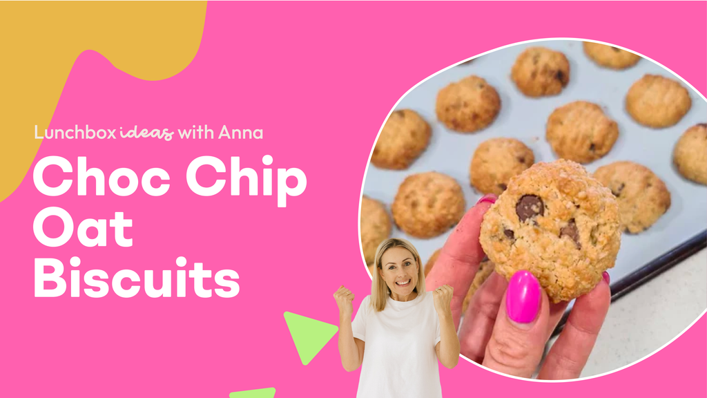 choc chip oat biscuits | recipe