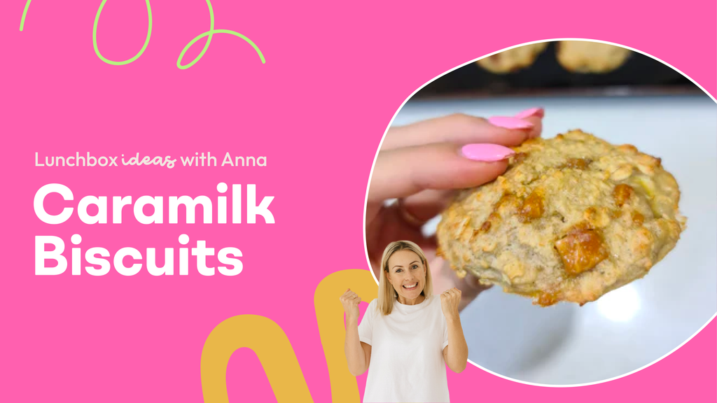 Mostly-Healthy Caramilk Biscuits | Easy Lunchbox Recipe