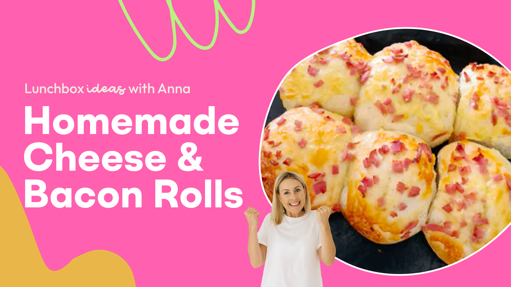 Homemade Cheese & Bacon Rolls | Lunchbox Recipe