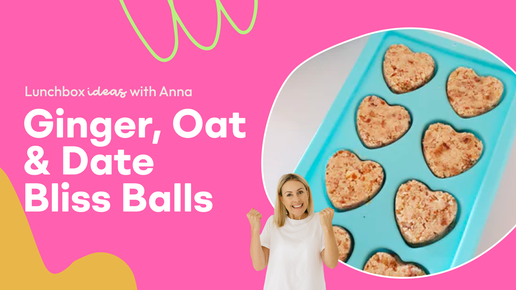 Nut-Free Ginger, Oat & Date Bliss Balls | Easy Freezer-Friendly Lunchbox Snack