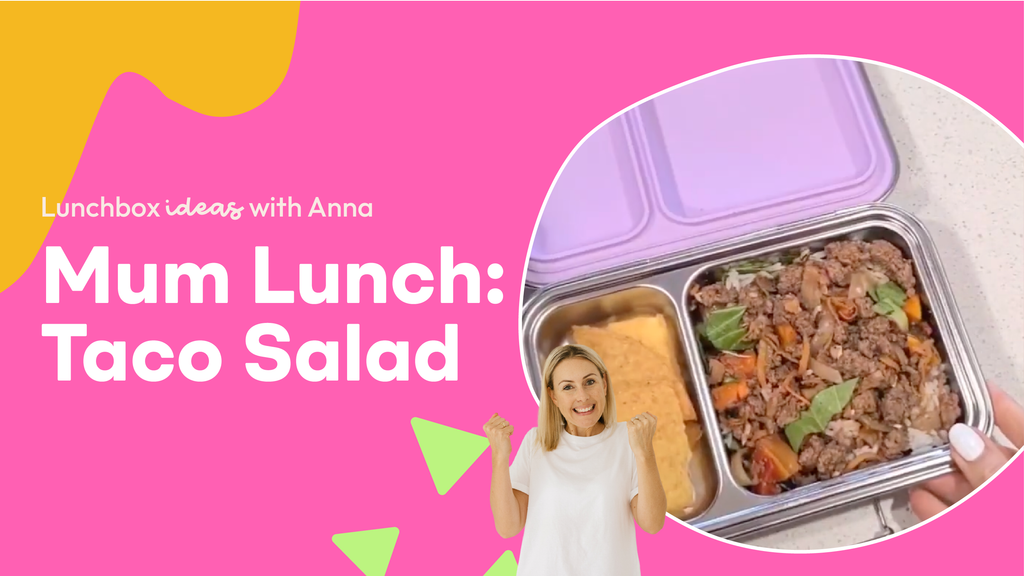 mum lunch: taco salad | lunchbox ideas