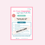 krumbsco Recipe Magnet - Vanilla Cupcakes