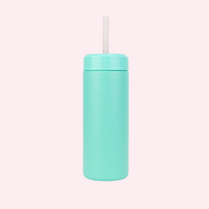 MontiiCo 475ml Smoothie Cup & Silicone Straw - Lagoon