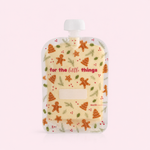 Sinchies Reusable Food Pouches - 150ml Gingerbread Men- 5 Pack