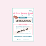 krumbsco Lunchbox Bites Recipe Magnet - Banana Bread