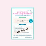 krumbsco Choc Chip Muffin Recipe Magnet