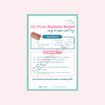 krumbsco Lunchbox Bites Recipe Magnet - Banana Bread