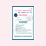 krumbsco Lunchbox Bites Recipe Magnet - Chocolate Brownies