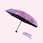 Compact Kids Umbrella with Hard Case - Paisley Patch