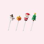 Food Picks - Halloween & Christmas Pack