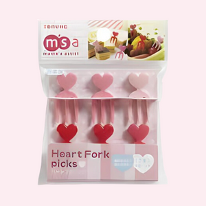 Food Picks - Heart Forks
