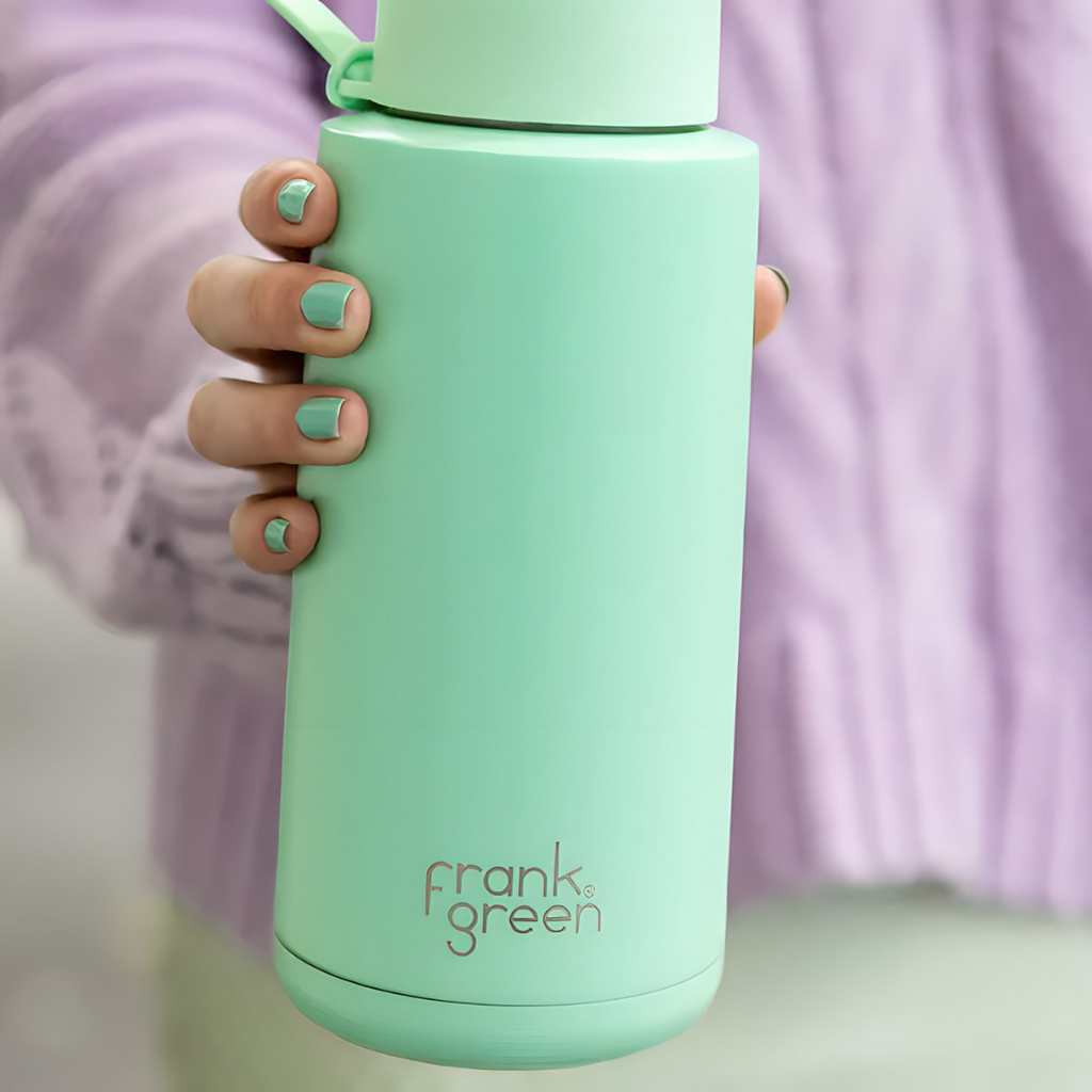 Frank Green Ceramic Drink Bottle 1L - Mint Gelato – Lunchbox Mini