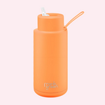 Frank Green Ceramic Drink Bottle 1L - Neon Orange