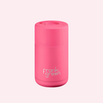 Frank Green Coffee Cup 10oz - Neon Pink