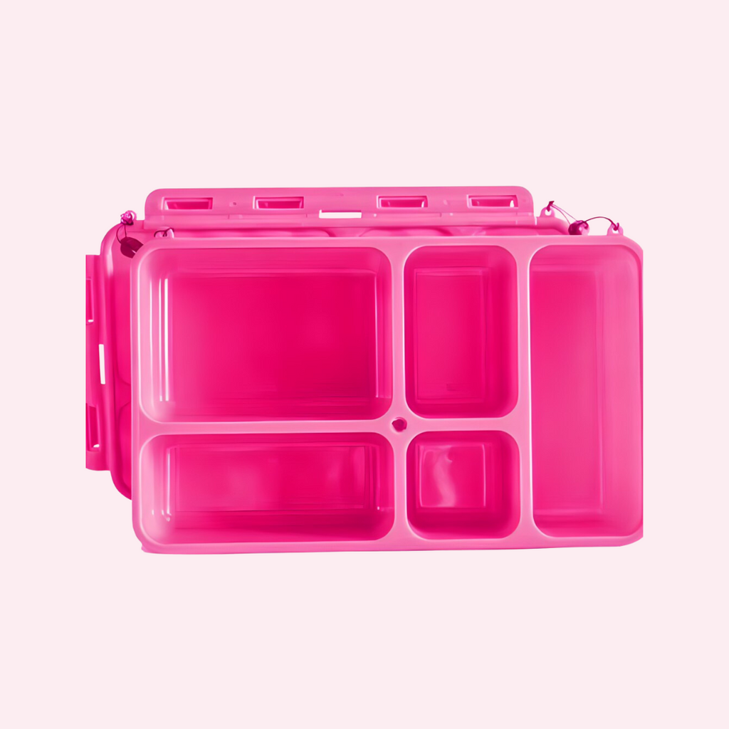 Go Green Original Lunch Box with Drink Bottle Pink Lunchbox Mini