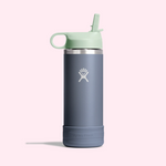 Hydro Flask Kids Wide Mouth Bottle with Straw Lid & Boot – 18oz (532ml) – Koala