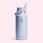 Hydro Flask Wide Mouth Bottle with Flex Straw Cap - 32oz  (946ml)- Surf