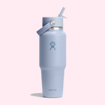 Hydro Flask Wide Mouth Travel Bottle with Flex Straw Lid – 32oz (946ml) – Surf