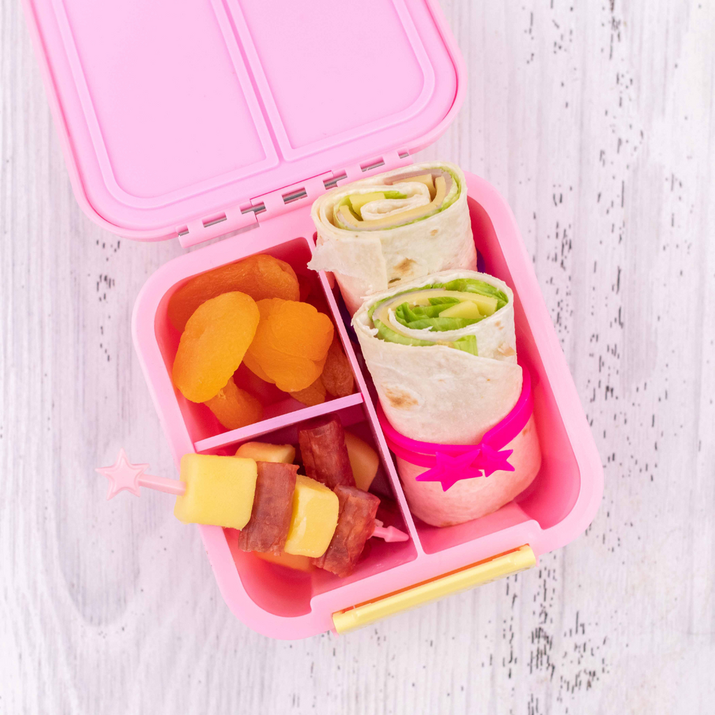 Lunch Punch Silicone Wrap Bands Pink Lunchbox Mini