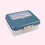 Melii Luxe 2-Tier Bento Box - Blue