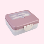 Melii Luxe 2-Tier Bento Box - Pink
