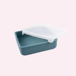 Melii Luxe Silicone Sandwich Container - Blue