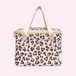 MontiiCo Insulated Cooler Bag - Cream Leopard