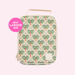 MontiiCo Large Insulated Lunch Bag - Coconut Palms