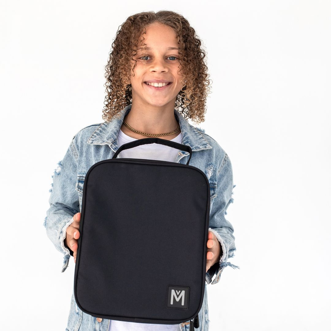 MontiiCo Large Insulated Lunch Bag - Midnight