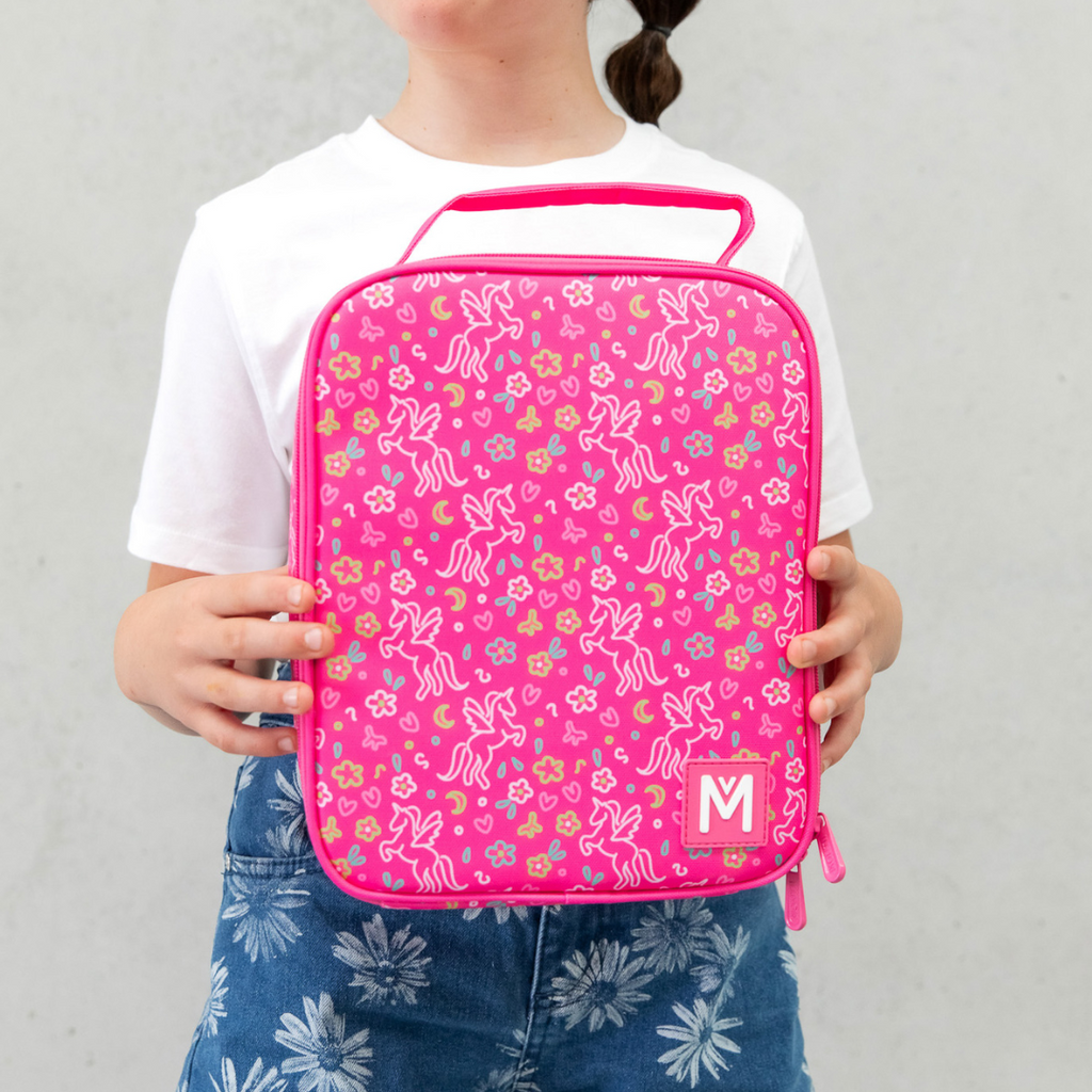 MontiiCo Large Insulated Lunch Bag Unicorn Magic Lunchbox Mini