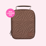 MontiiCo Large Insulated Lunch Bag - Zebra