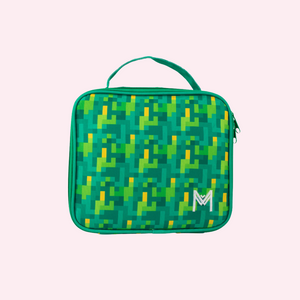 MontiiCo Medium Insulated Lunch Bag - Pixels- LAST ONE