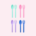 MontiiCo Out and About Cutlery Set - Pastel